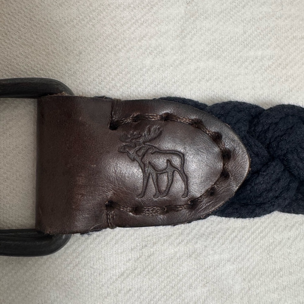 Abercrombie & Fitch Brown and Black Braided Belt